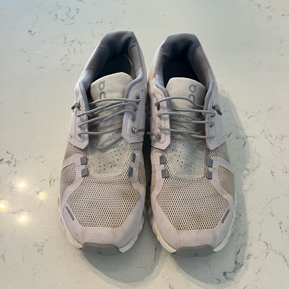Lavender womens on running, worn